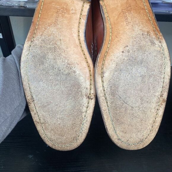 Allen Edmonds Hanover Brown Leather Moc Toe Penny Loafer Dress Shoe Mens US 10 B - Picture 12 of 12